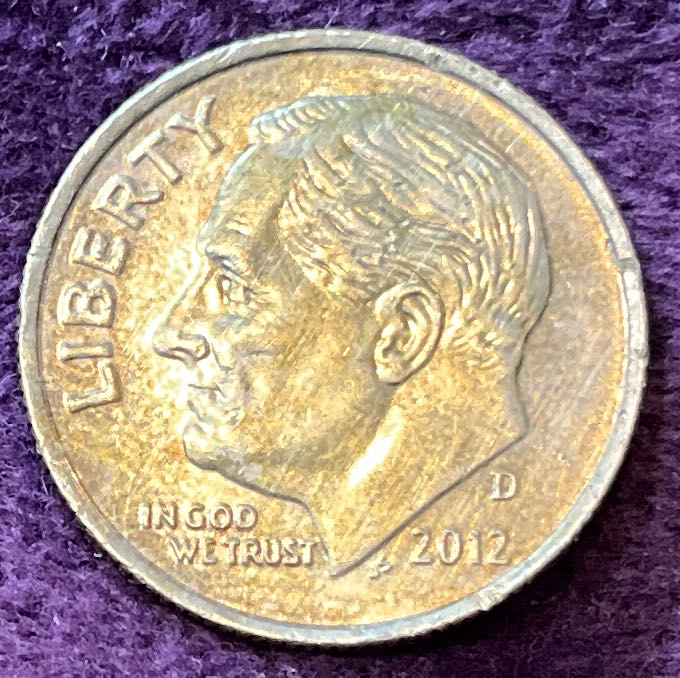 Dime 2012 D Roosevelt 1  coin collectible - Main Image 3