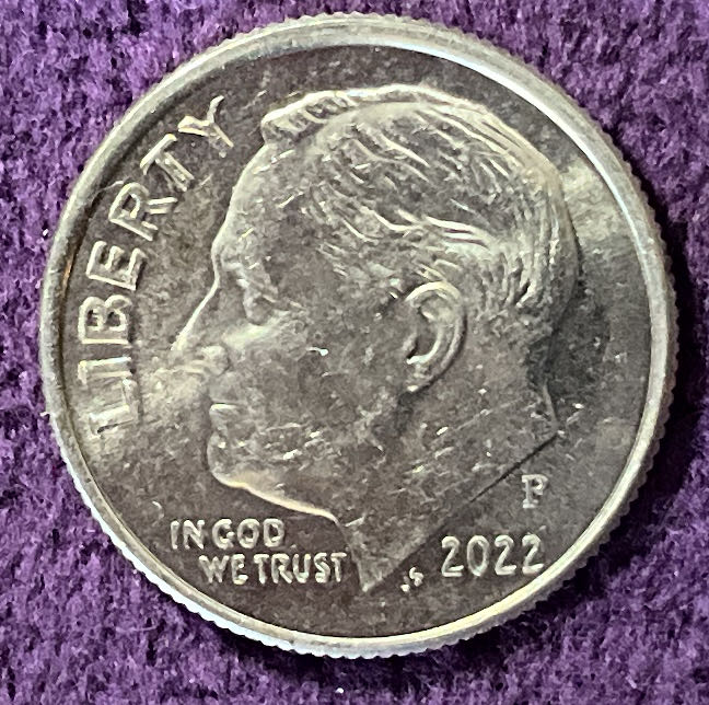 Dime 2022 P Roosevelt 1  coin collectible - Main Image 3