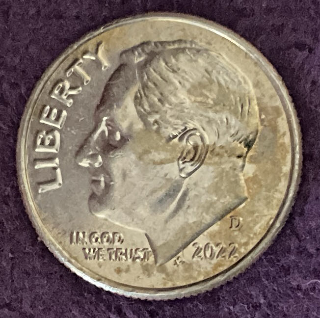 Dime 2022 D Roosevelt 2  coin collectible - Main Image 3