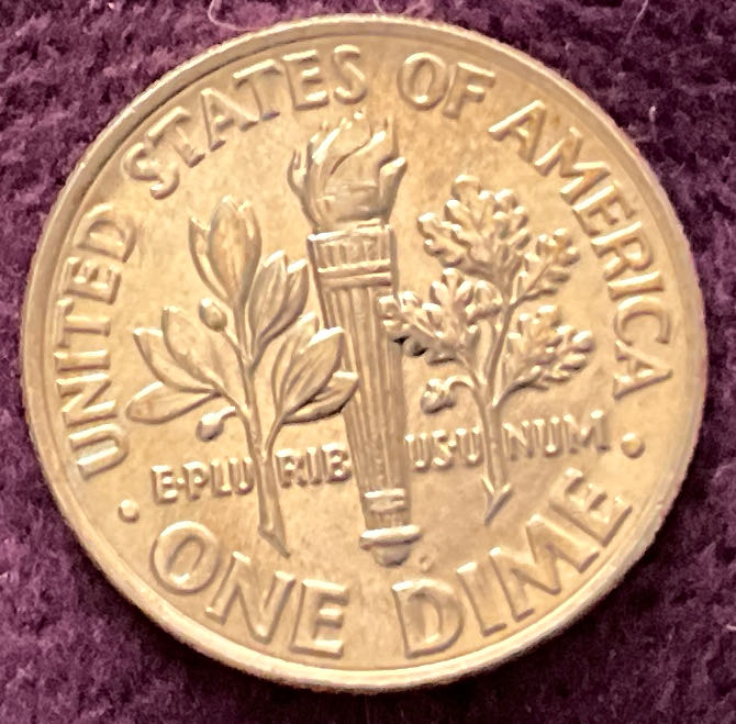 Dime 2021 D Roosevelt 1  coin collectible - Main Image 2