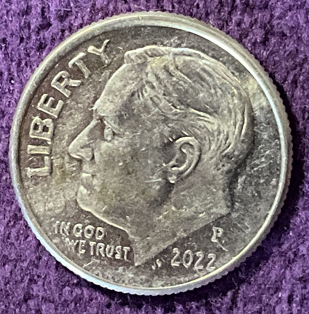 Dime 2022 P Roosevelt 2  coin collectible - Main Image 3