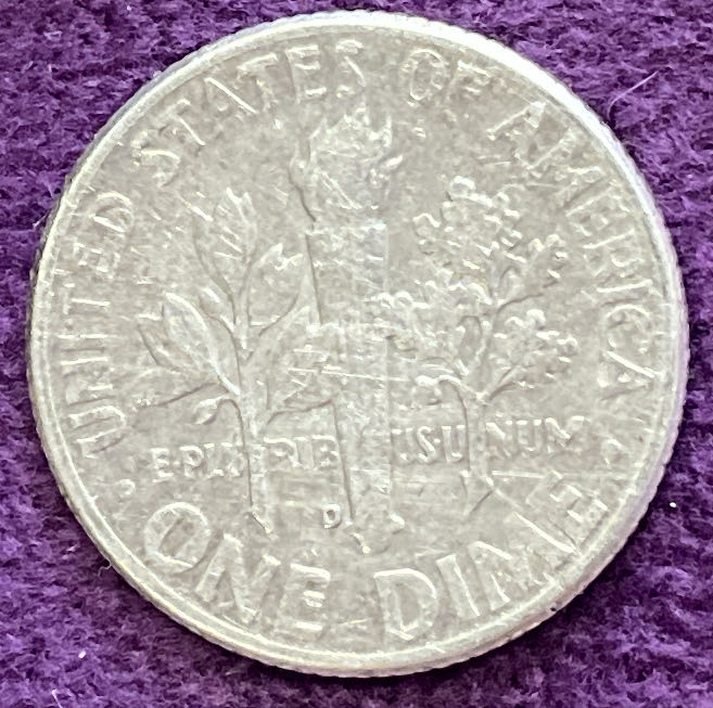 Dime 1948 D Roosevelt  coin collectible - Main Image 4
