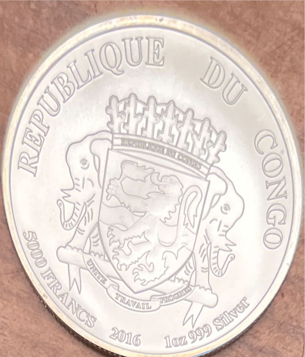 Congo Lion  coin collectible - Main Image 2
