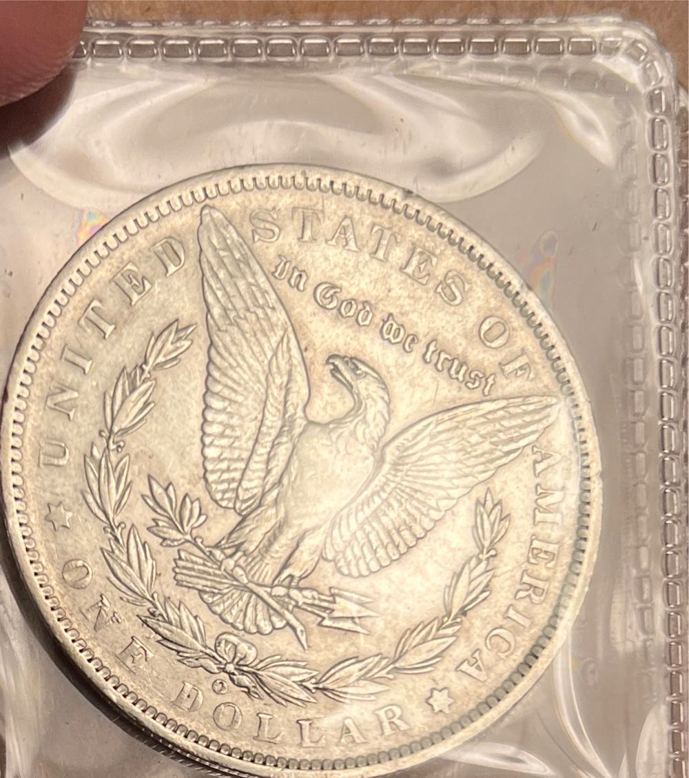 1890 O Morgan Silver Dollar  coin collectible - Main Image 2