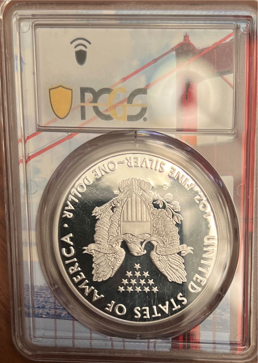 Slab 2020-S American Silver Eagle PF70 FDOI Ultra Cameo NGC #6080392-293  coin collectible - Main Image 2