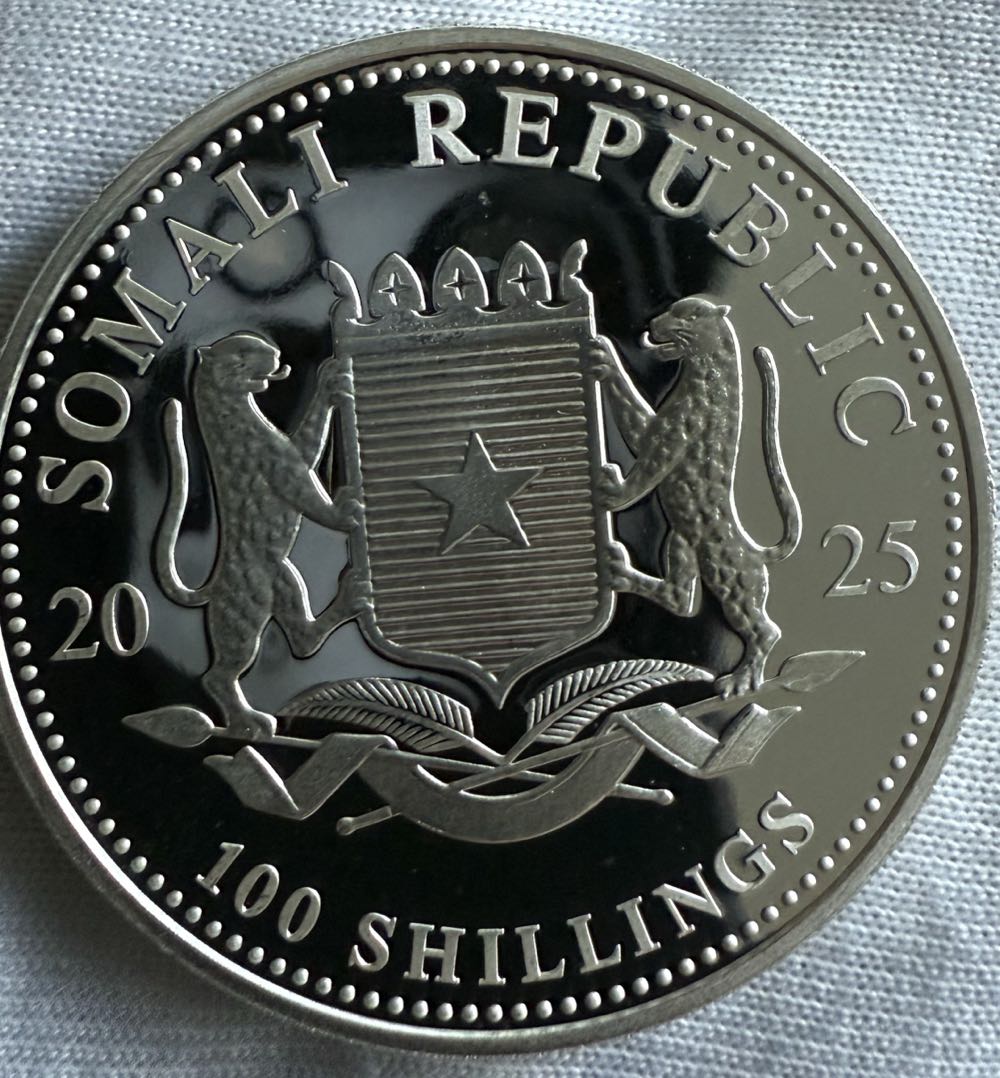 Somalia Elephant  coin collectible - Main Image 2