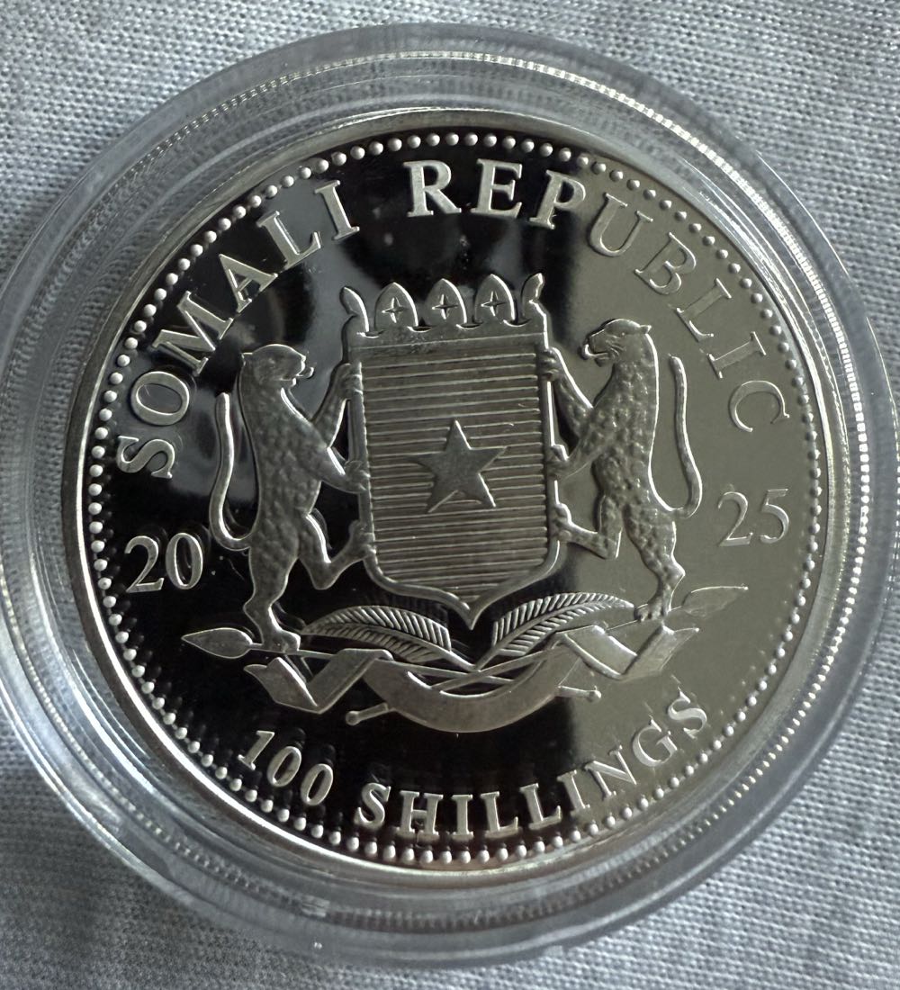 Somalia Elephant  coin collectible - Main Image 4