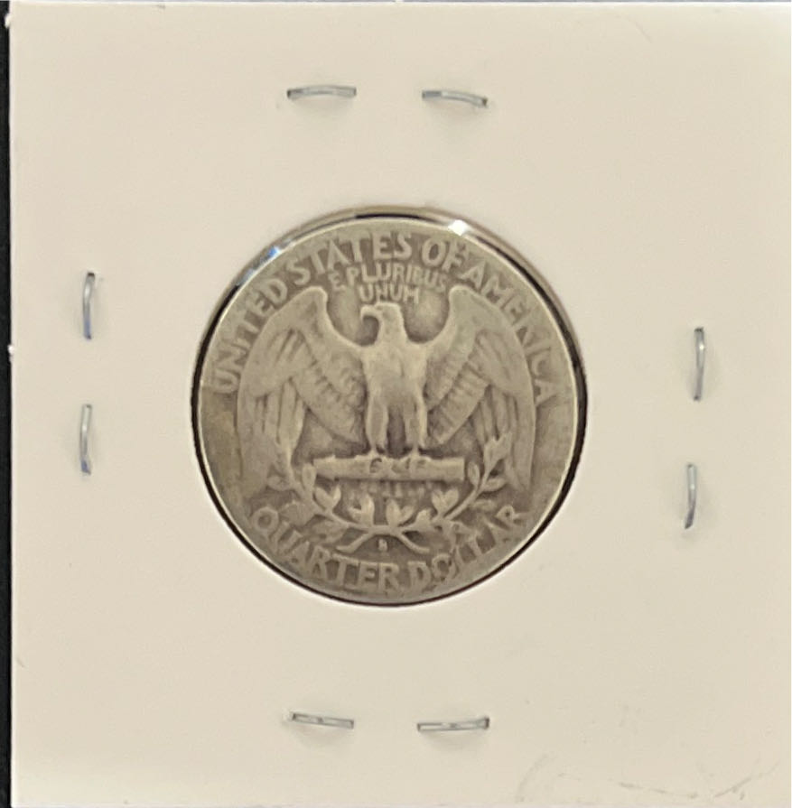 1942 S Washington Quarter  coin collectible - Main Image 2