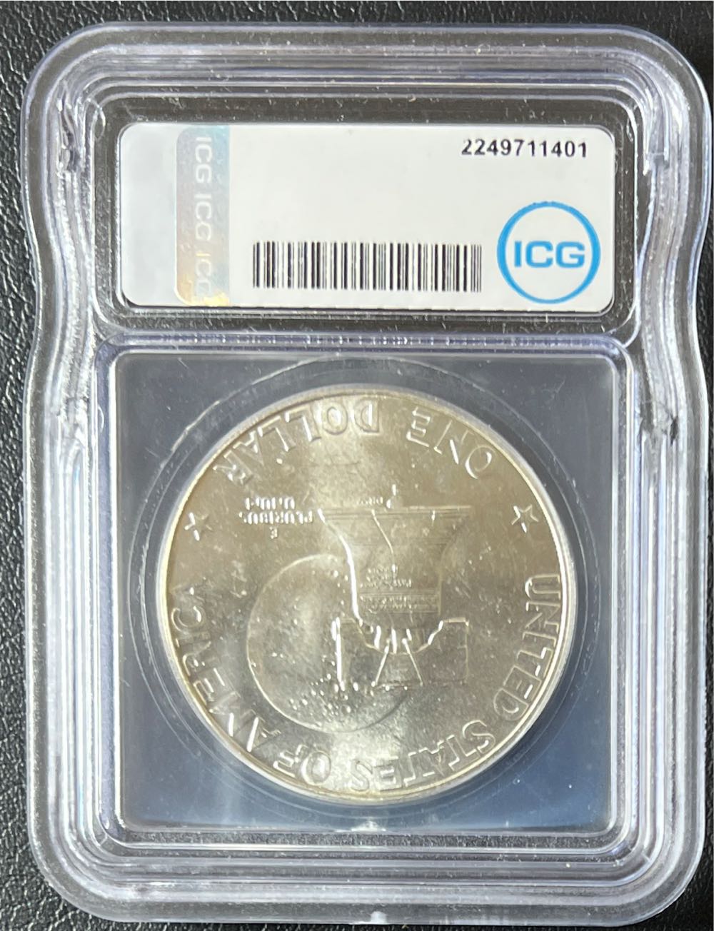 1776-1976 S Eisenhower Dollar ICG MS66  coin collectible - Main Image 2
