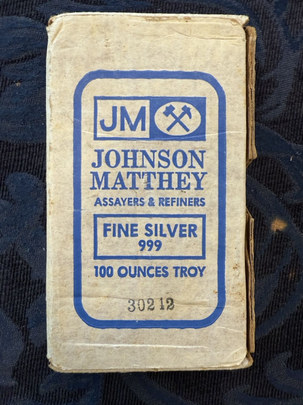 100 Oz Johnson Matthey  coin collectible - Main Image 2