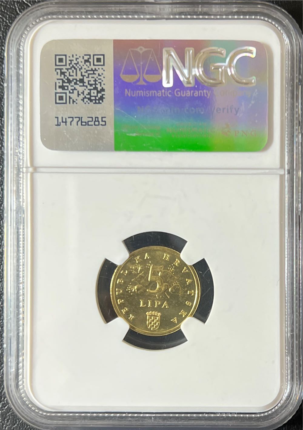 2015 Croatia 5L -NGC Brilliant Uncirculated-  coin collectible - Main Image 2