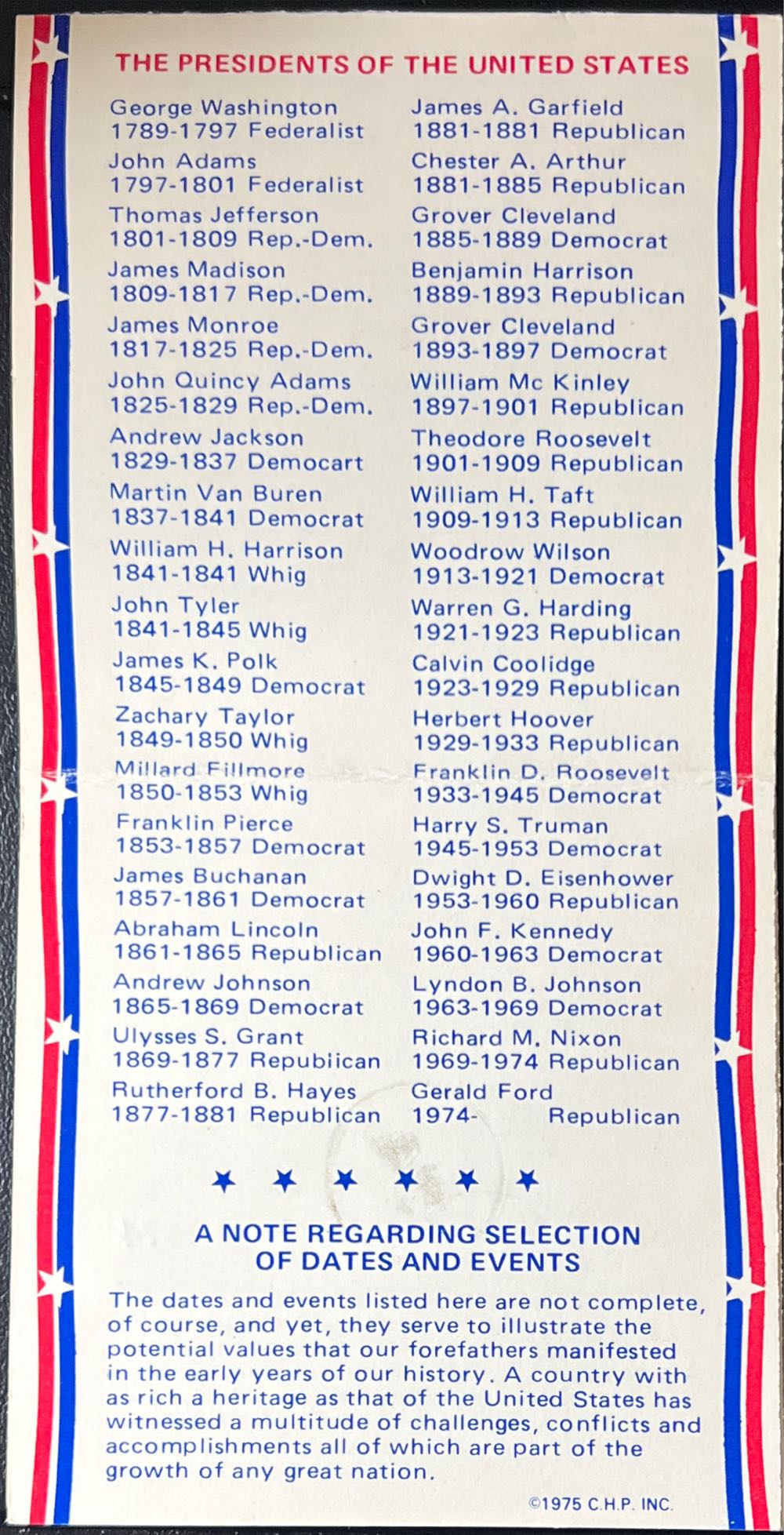 1976 Bicentennial Lincoln Penny Card - 200 Two Hundred Years of American History  coin collectible - Main Image 2