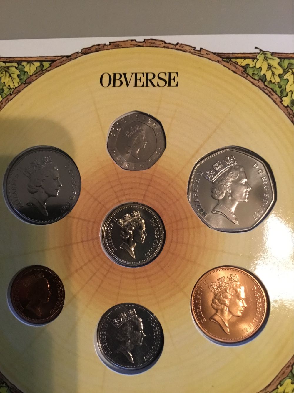 1989 United Kingdom Brilliant Uncirculated Coin Collection  coin collectible - Main Image 4