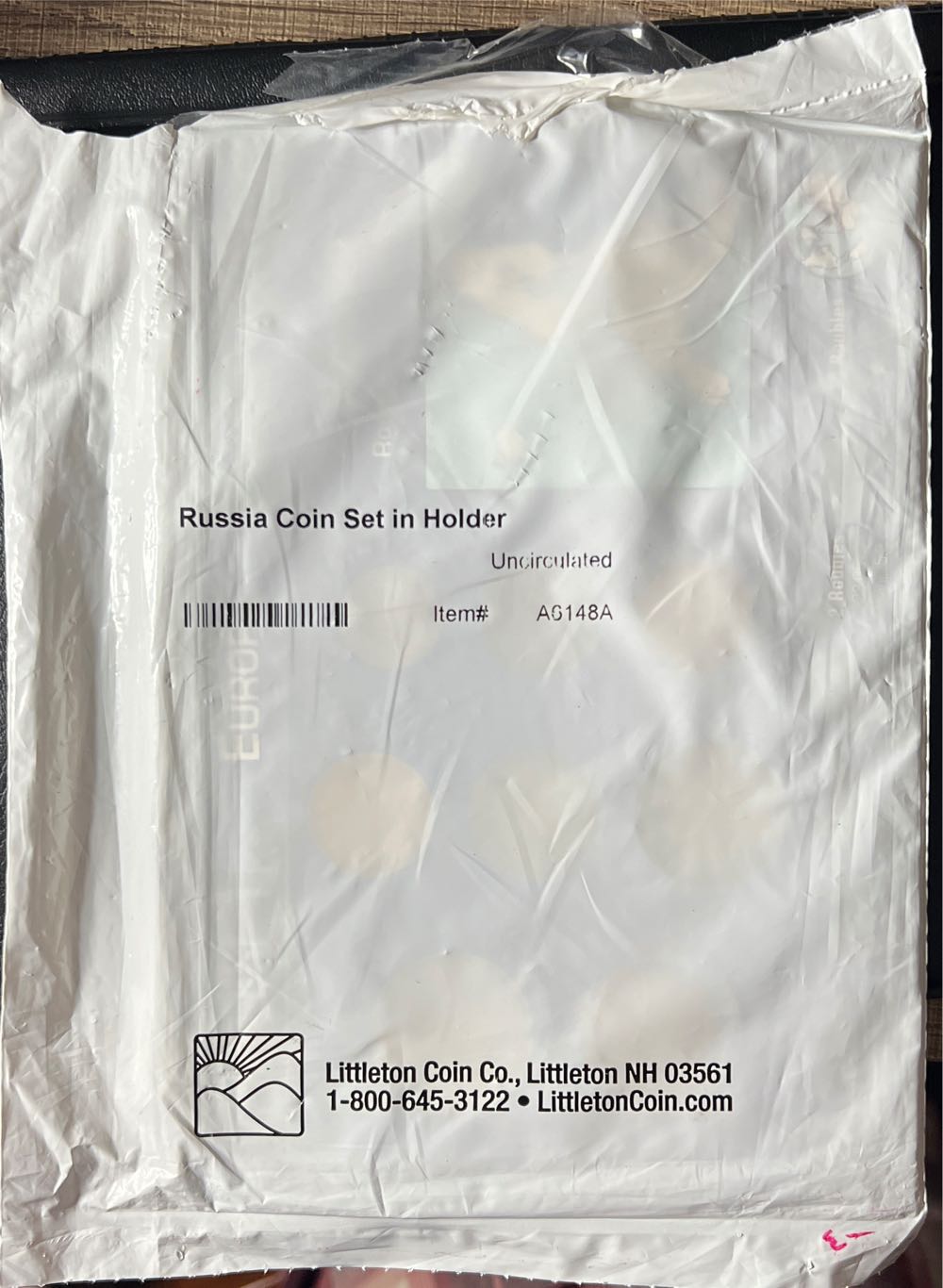 1998-2012 RUSSIA - BU TYPE SET (8) - KOPEKS & RUBLES - LITTLETON CARD - SEALED  coin collectible - Main Image 2