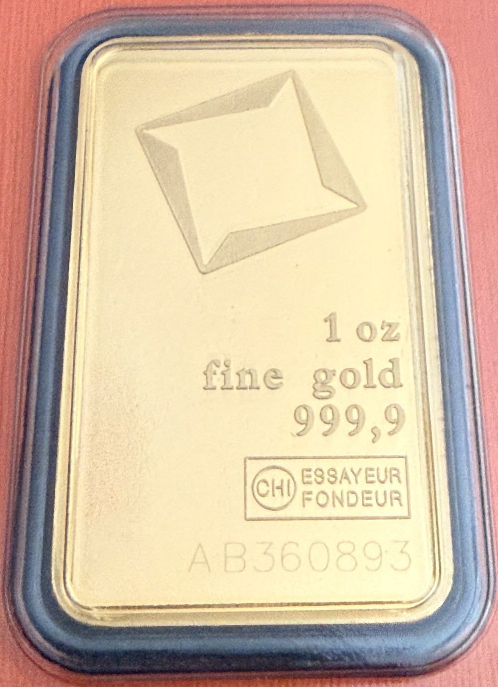 Gold 1 oz Valcambi Suisse Bullion AB 360893  coin collectible - Main Image 2