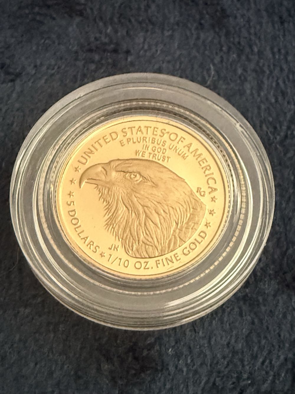 Gold American Eagle 1/10 oz 2021 T-2 PROOF BU  coin collectible - Main Image 2