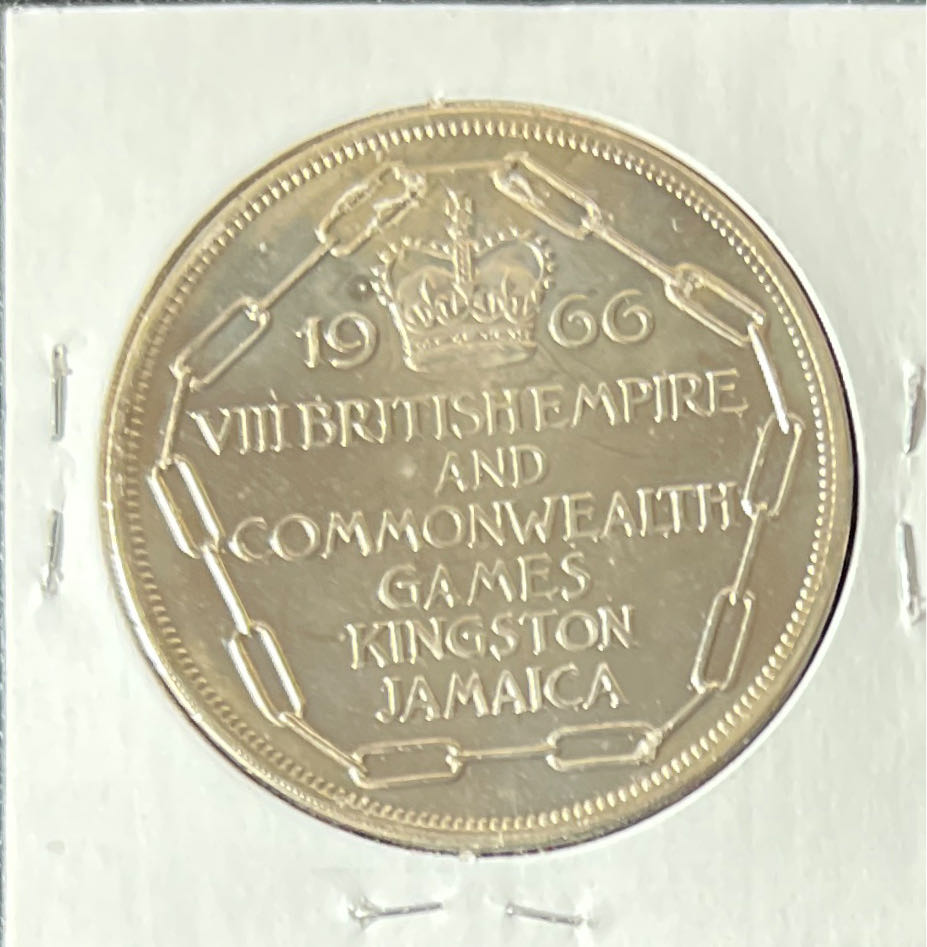 1966 Jamaica 5 Schillings  coin collectible - Main Image 2