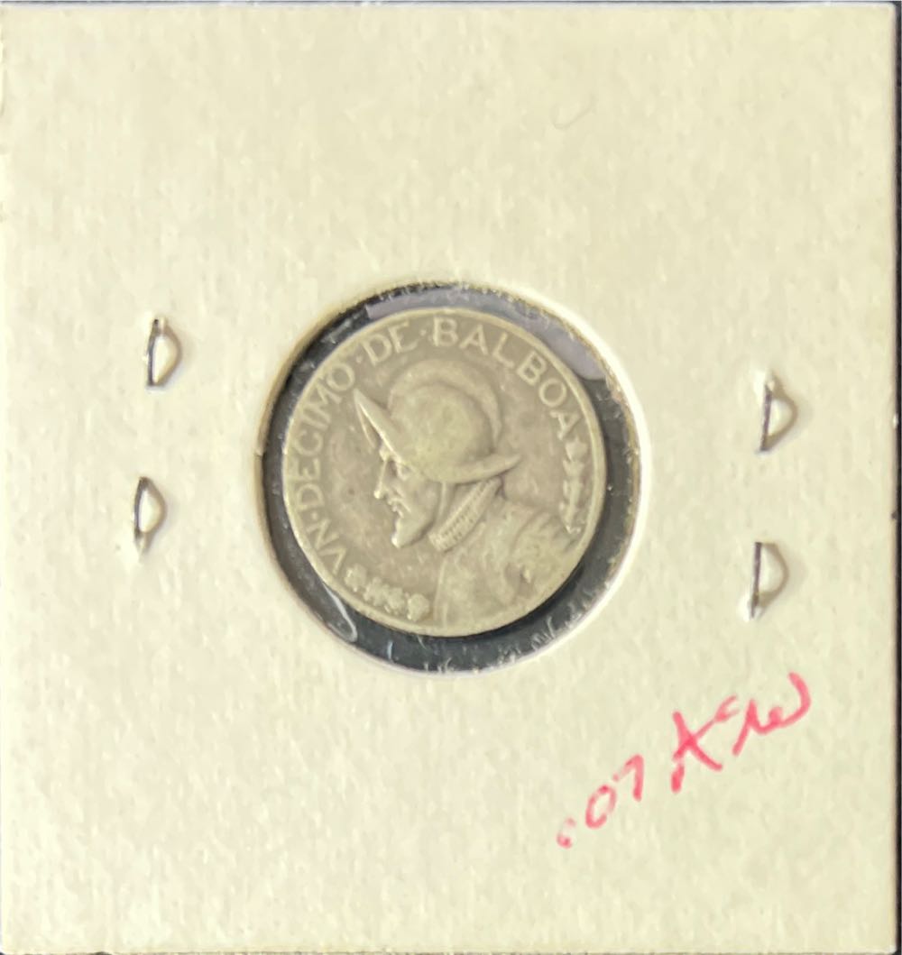 1931 Panama 1/10 Balboa  coin collectible - Main Image 2