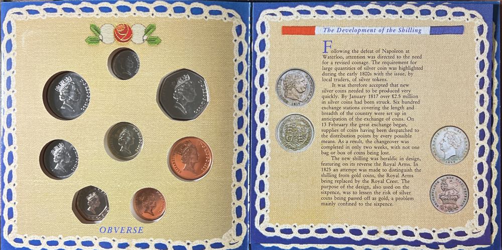 1990 United Kingdom Brilliant Uncirculated Coin Collection  coin collectible - Main Image 3