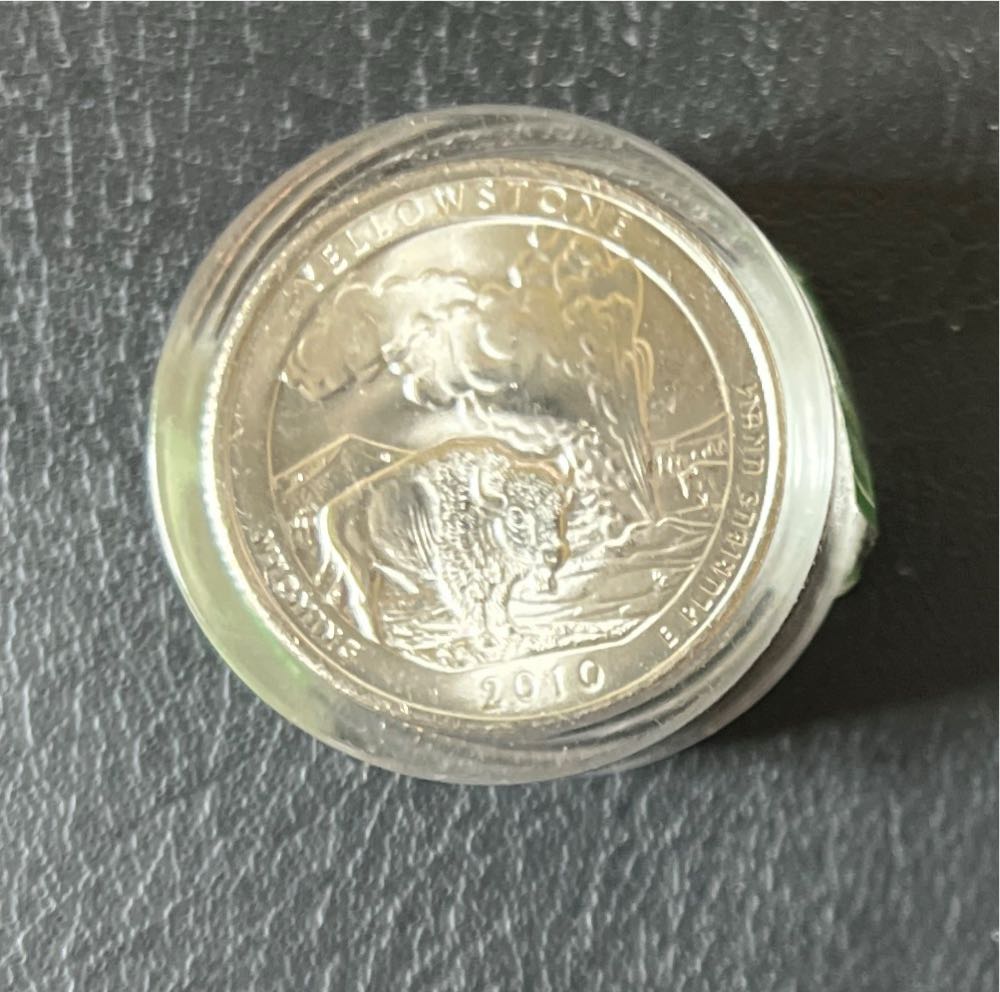 2010-P Yellowstone National Park Quarter  coin collectible - Main Image 2