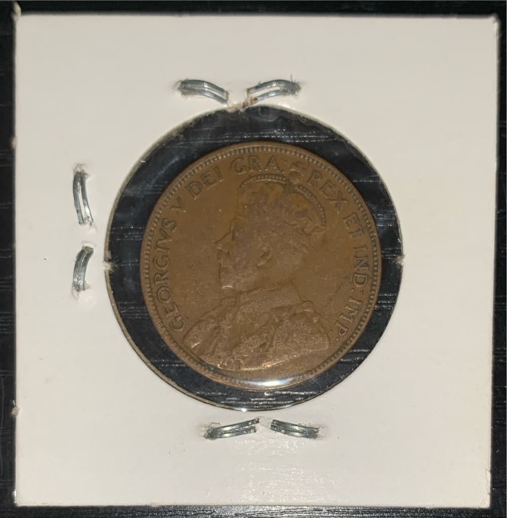1 Cent - George V  coin collectible - Main Image 2