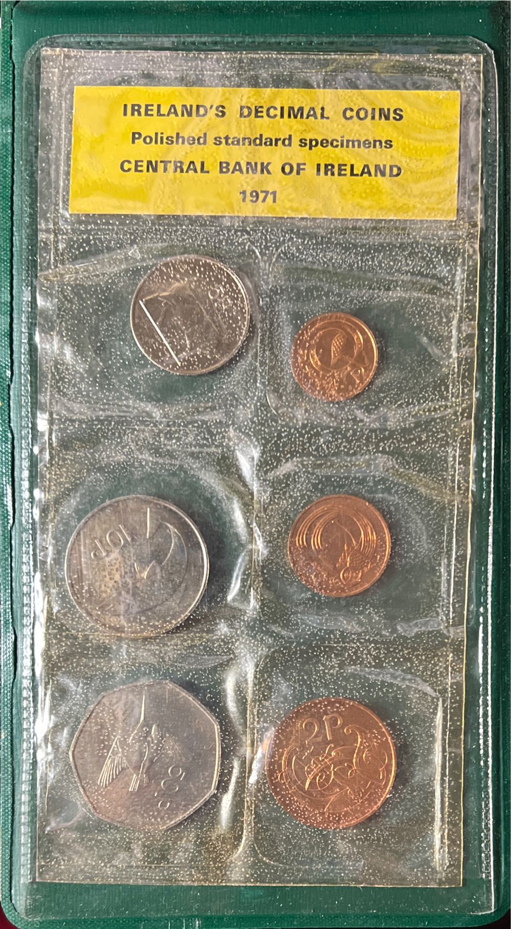 1971 Ireland’s Decimal Coins  coin collectible - Main Image 2