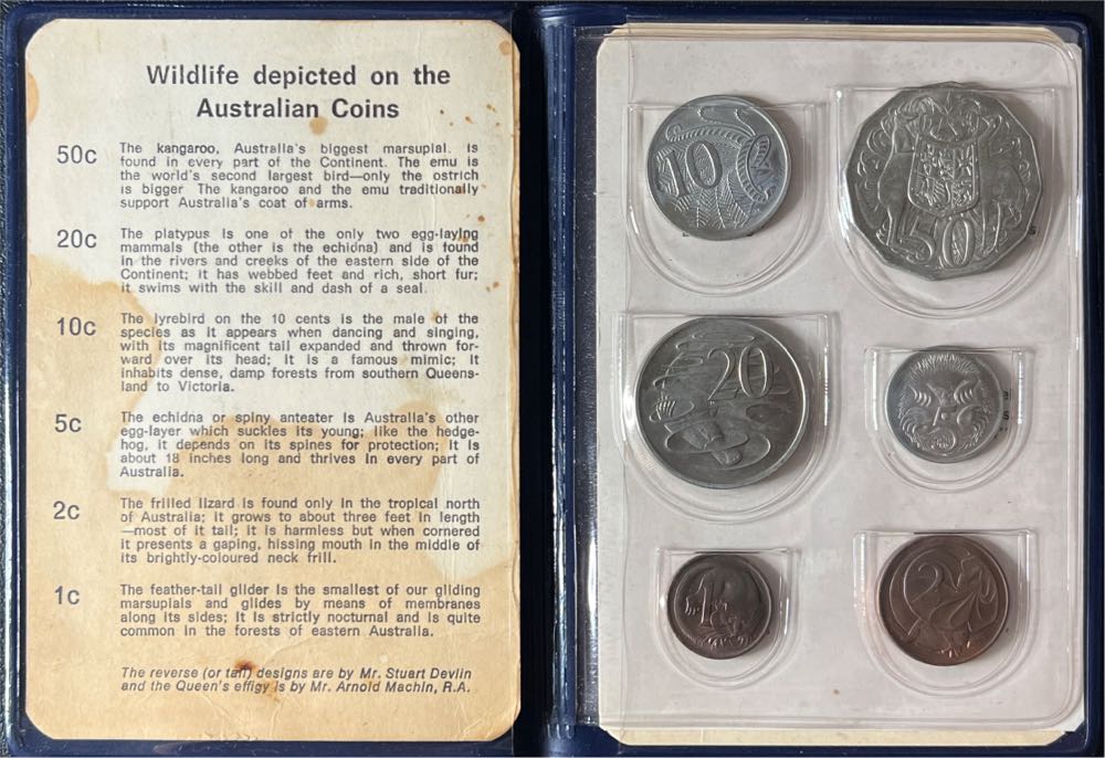 1969 Royal Australian Mint Coins  coin collectible - Main Image 2