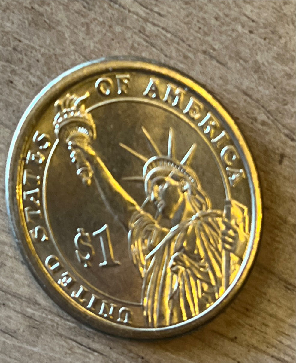 2008-D James Monroe Presidential Dollar  coin collectible - Main Image 2