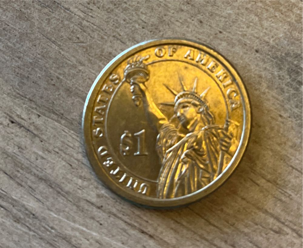 2008-D James K Polk Presidential Dollar  coin collectible - Main Image 2