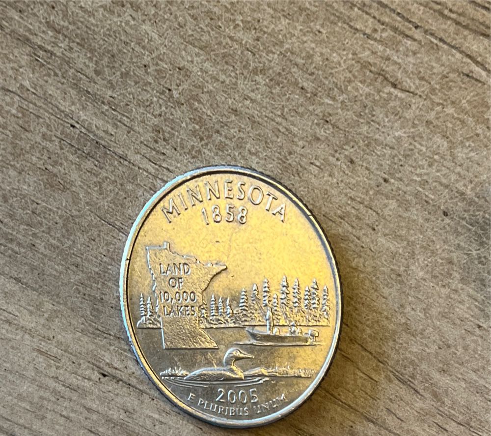 2005-P State Quarter Minnesota  coin collectible - Main Image 2