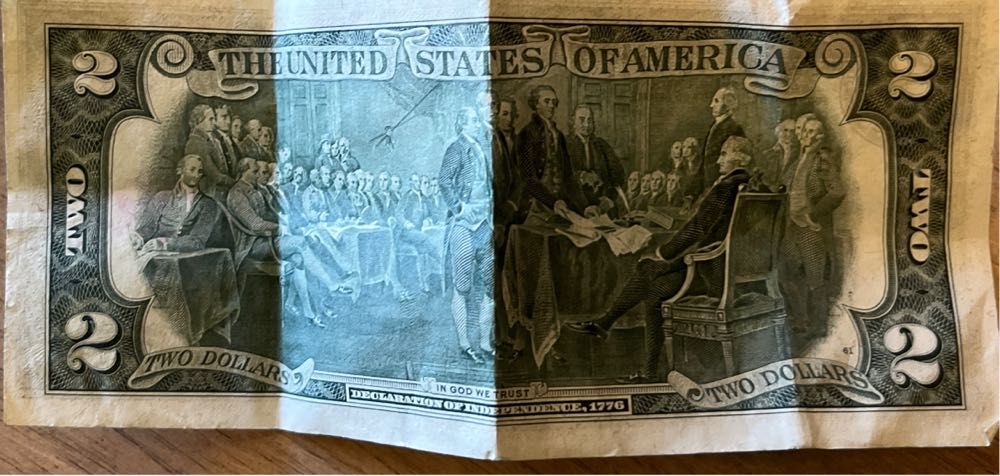 1976 Two Dollar Bill  coin collectible - Main Image 2