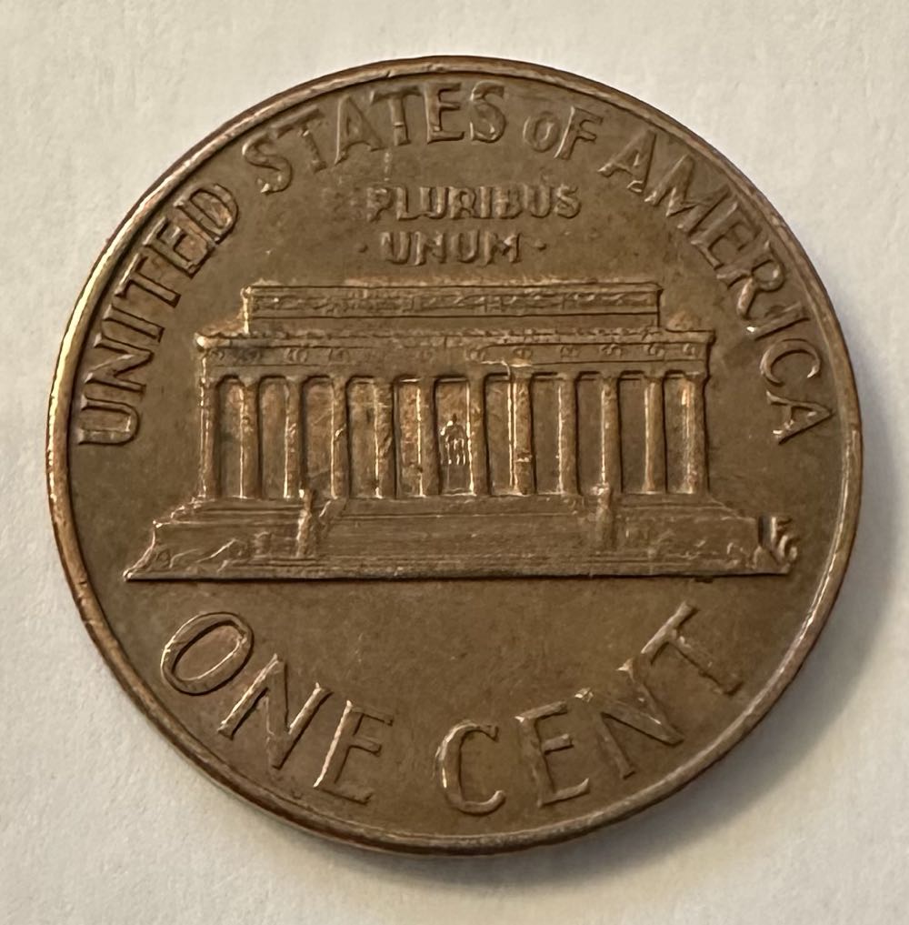 Penny Lincoln Memorial 1973 S  coin collectible - Main Image 2