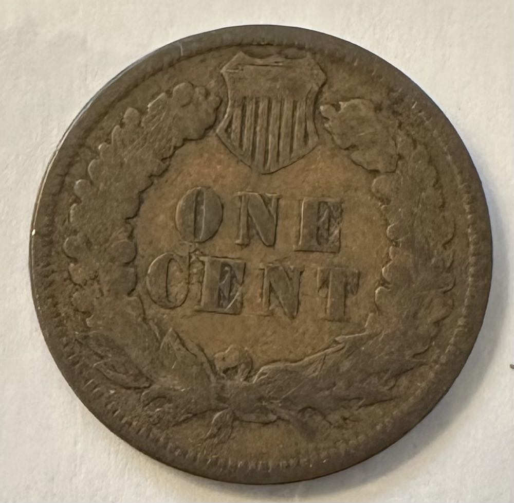 Penny Indian Head 1895  coin collectible - Main Image 2