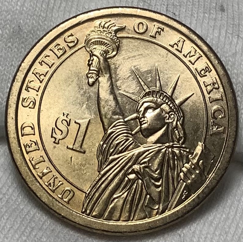 Presidential Dollar 2009.P Zachary Taylor Pos.A  coin collectible - Main Image 2