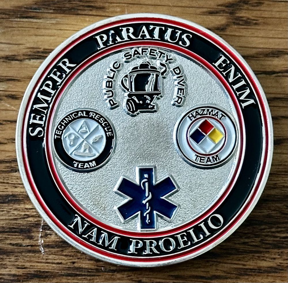 Waukegan Fire  coin collectible - Main Image 2