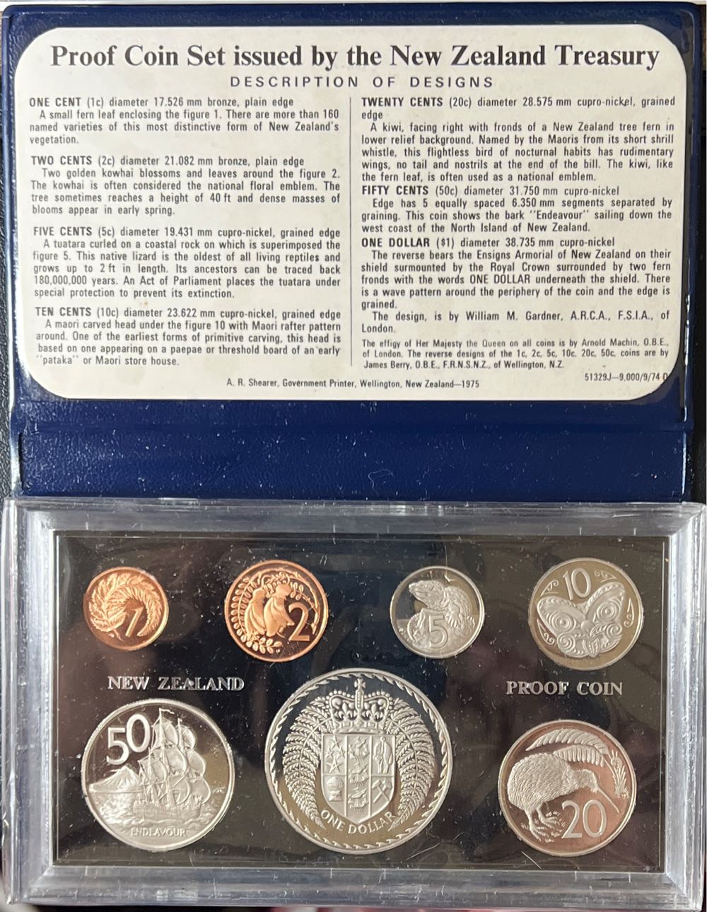 1970 New Zealand Coin Issue  coin collectible - Main Image 2