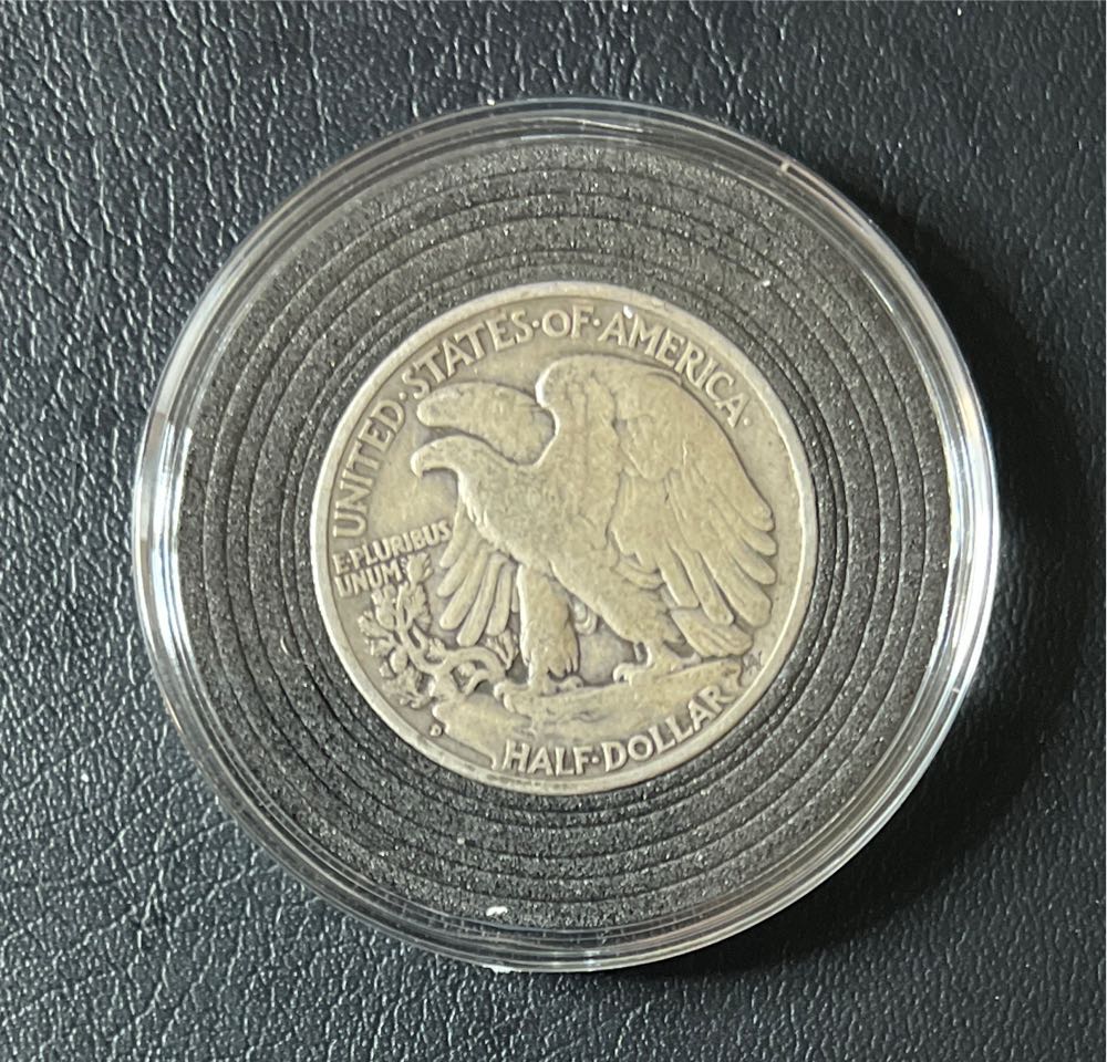1941 D Walking Liberty Half Dollar  coin collectible - Main Image 2