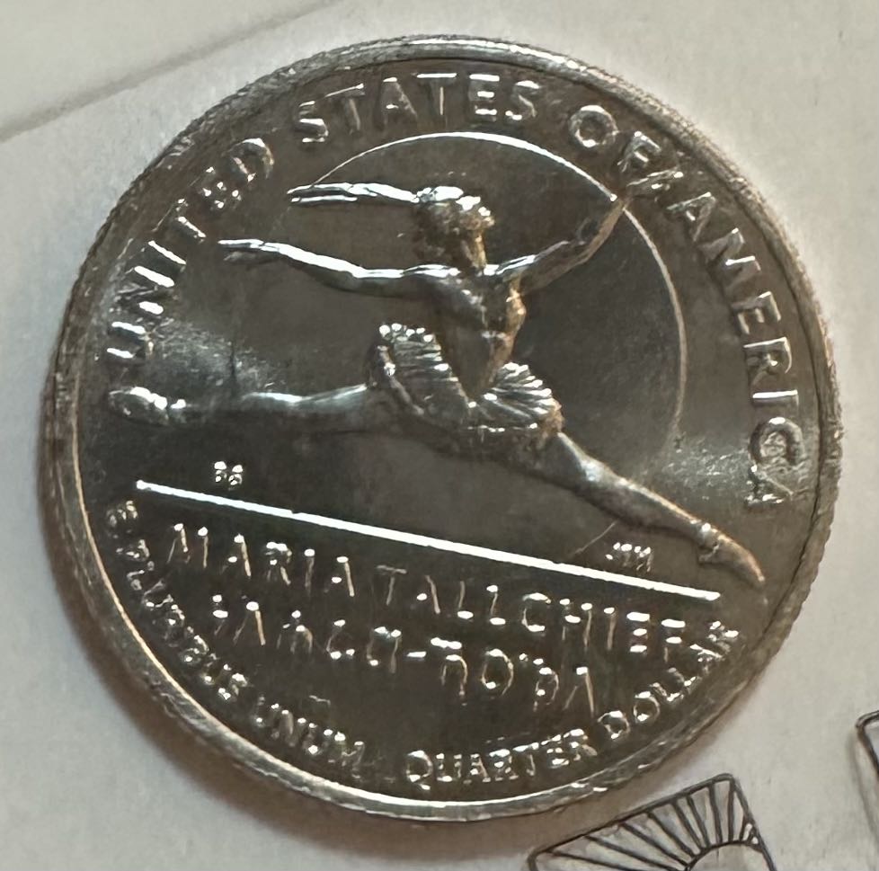 Quarter American Women- Maria Tallchief  coin collectible - Main Image 2