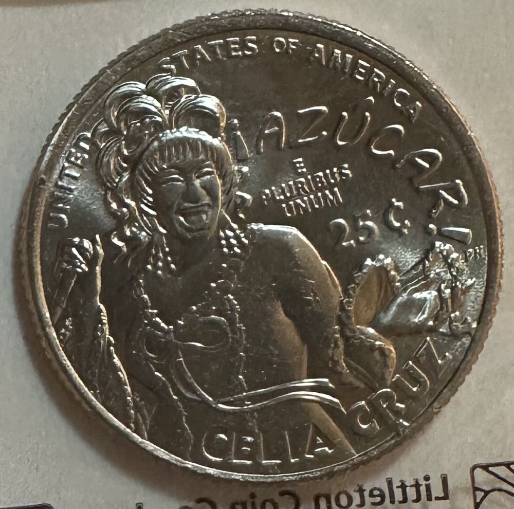 Quarter American Women- Celia Cruz  coin collectible - Main Image 2