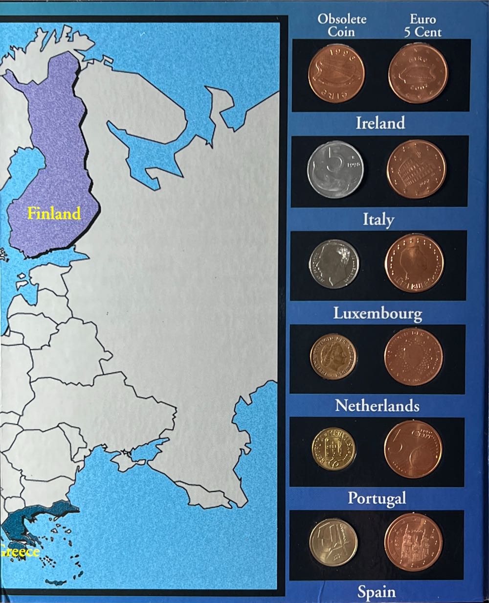 The Complete Euro Coin Collection - 24 Uncirculated Coins  coin collectible - Main Image 3