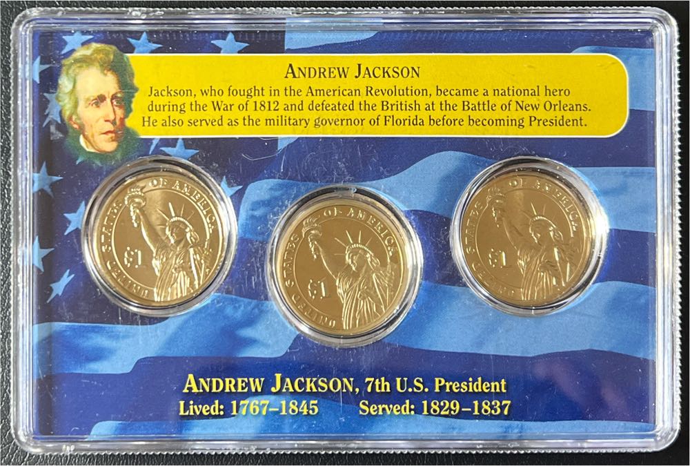 2008 Andrew Jackson Presidential Coin Set  coin collectible - Main Image 2