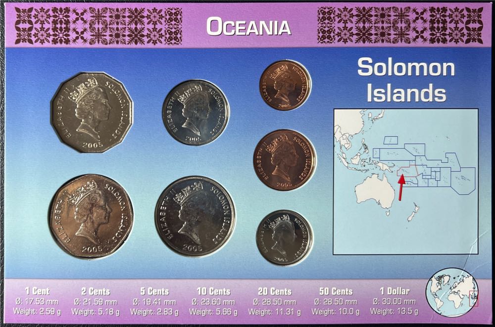 2005 Solomon Islands Coin Set  coin collectible - Main Image 2