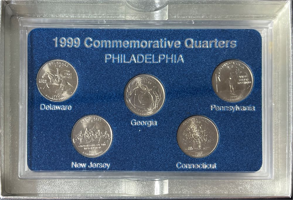 1999 50 States Commemorative Quarters Set  coin collectible - Main Image 2