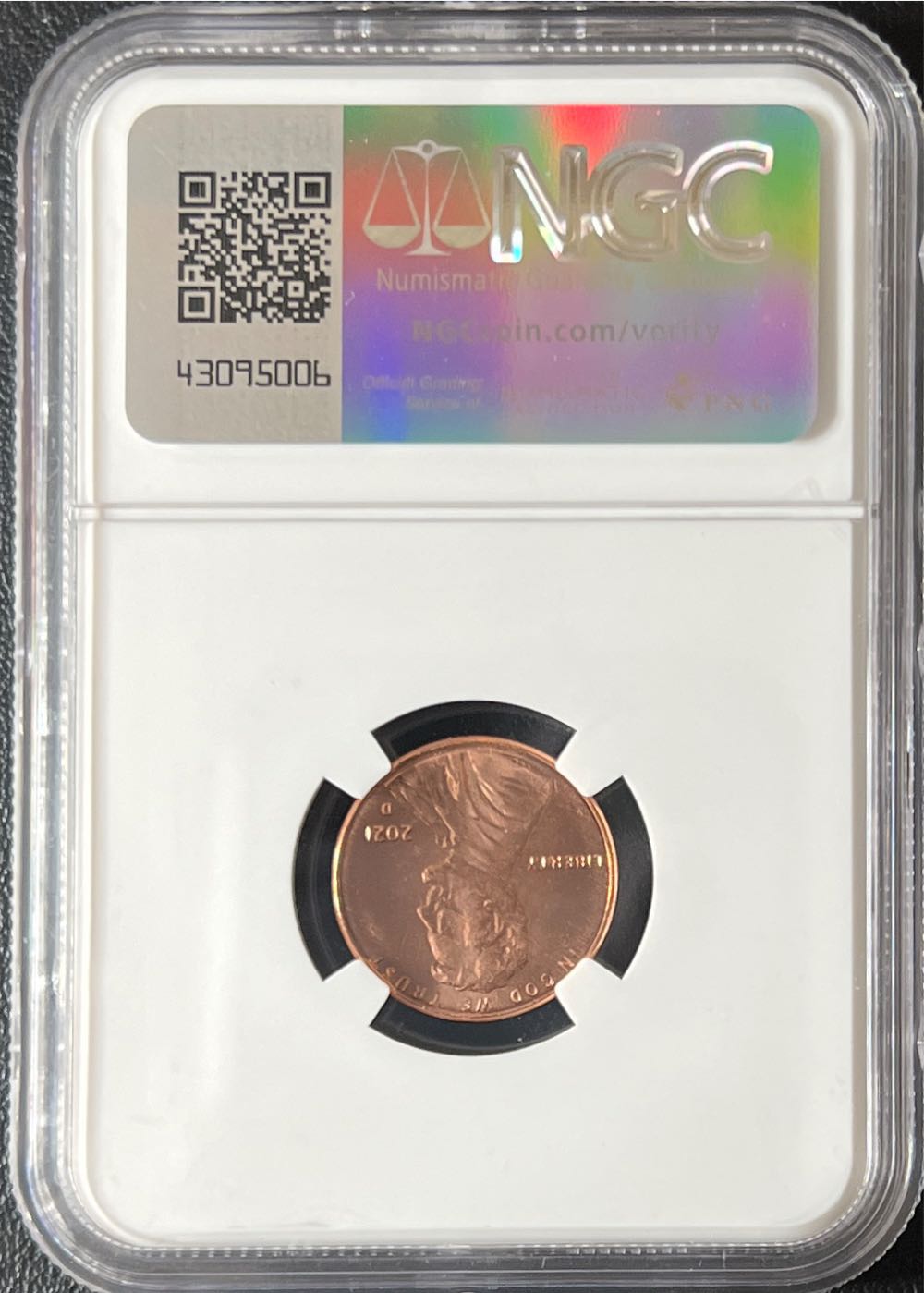 2021 D Lincoln Shield Cent NGC MS 67 RD  coin collectible - Main Image 2