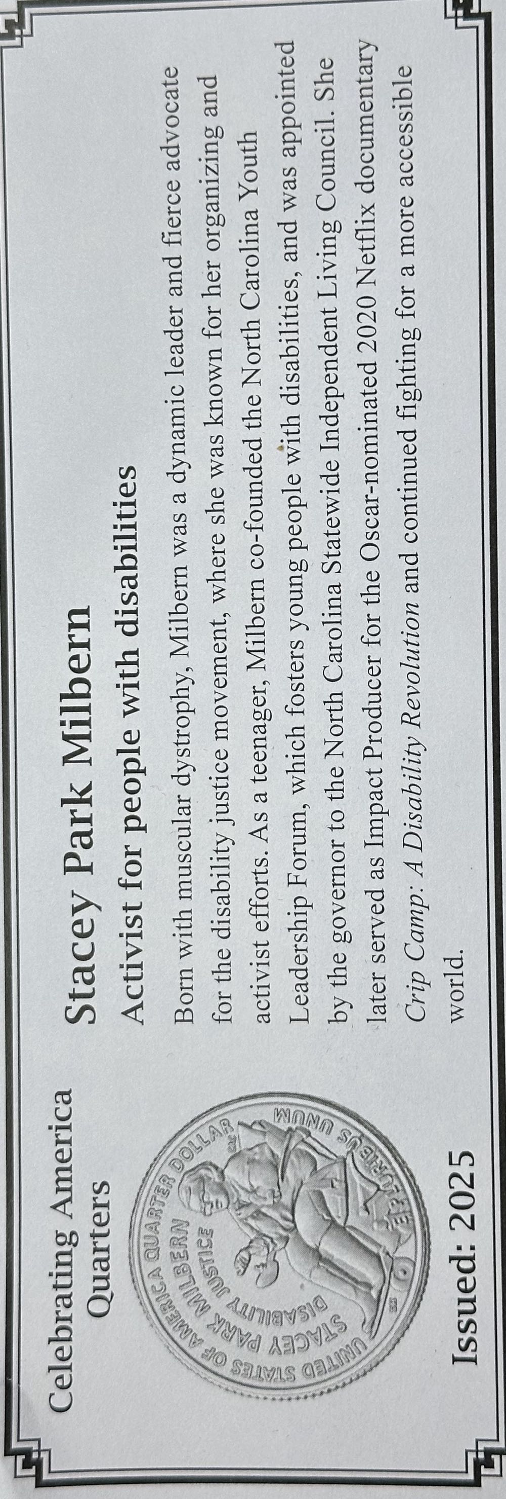 Quarter American Women  coin collectible - Main Image 5