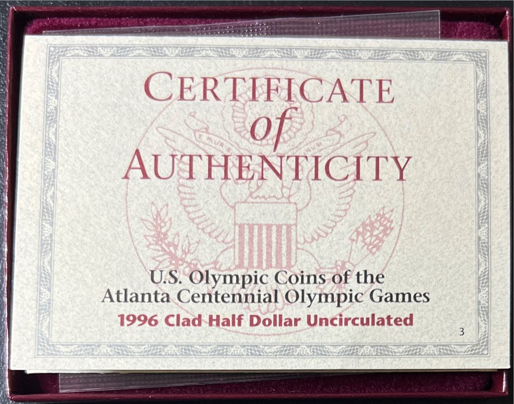 1996 S US Olympic Coins of the Atlanta Centennial Olympic Game  coin collectible - Main Image 4