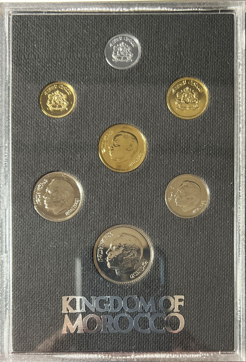 1974-1975 MOROCCO 7 Coins Proof Set  coin collectible - Main Image 2