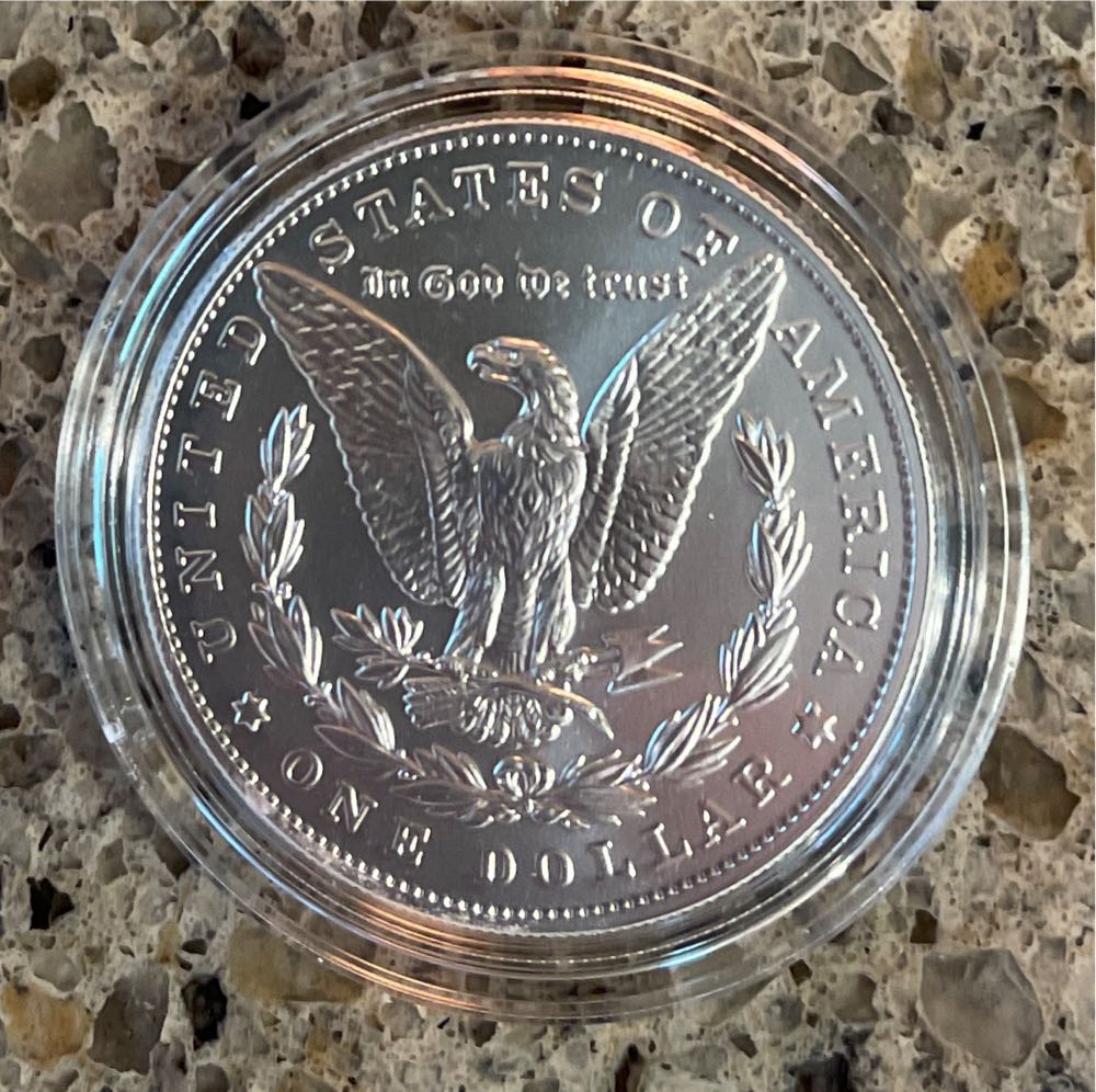 2025 (P) Morgan Silver Dollar Uncirculated  25XE  coin collectible [Barcode 704786670319] - Main Image 3