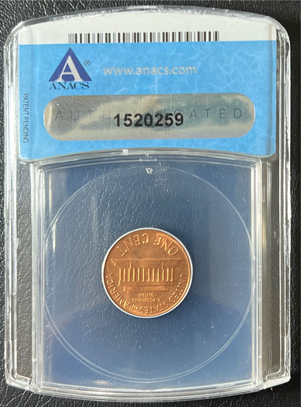 1968-S Lincoln Cent MS 63 RED   coin collectible - Main Image 2