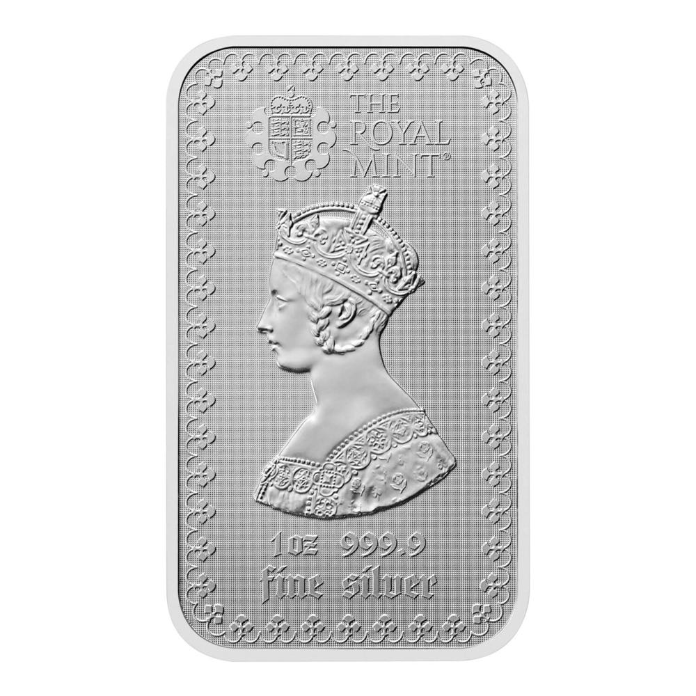 The Gothic Crown 1oz Silver Bullion Minted Bar  coin collectible - Main Image 4